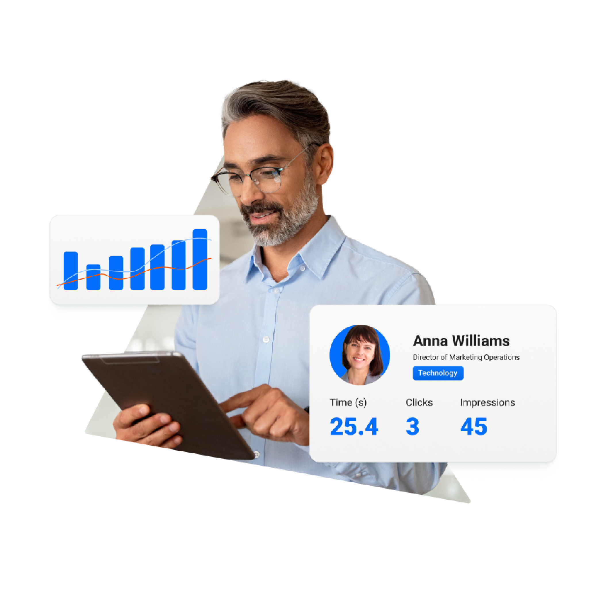 The letters Aa in a typographic diagram